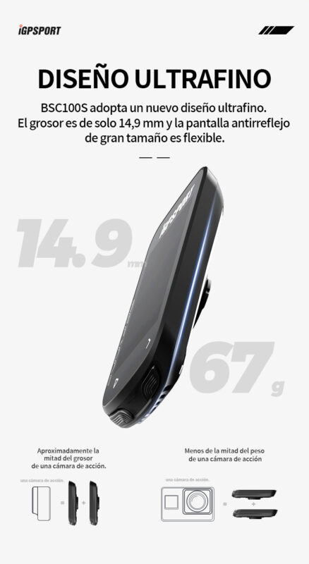 Computer Da Bici GPS IGPSPORT BSC100S Cycle Tachimetro Wireless