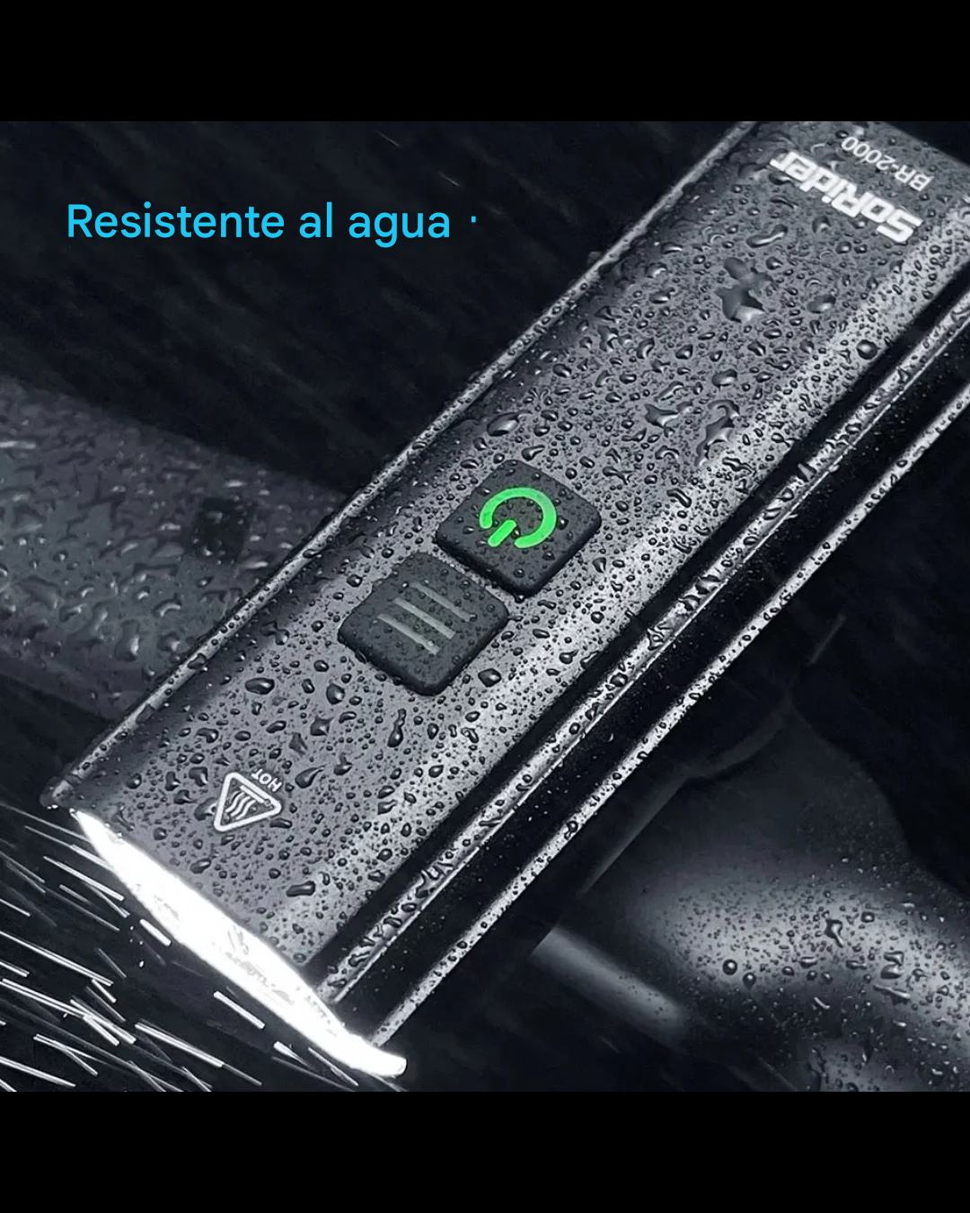 Luz Delantera Bicicleta Sorider Br2000 Lumens Muy Potente