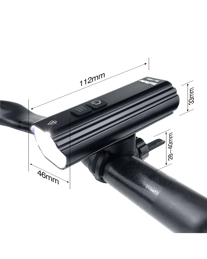 Luz Delantera Bicicleta Sorider Br2000 Lumens Muy Potente
