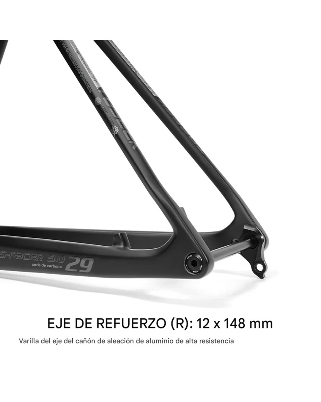 Cuadro Toseek Spacer 3.0 29 pulgadas cableado interno + Poste asiento