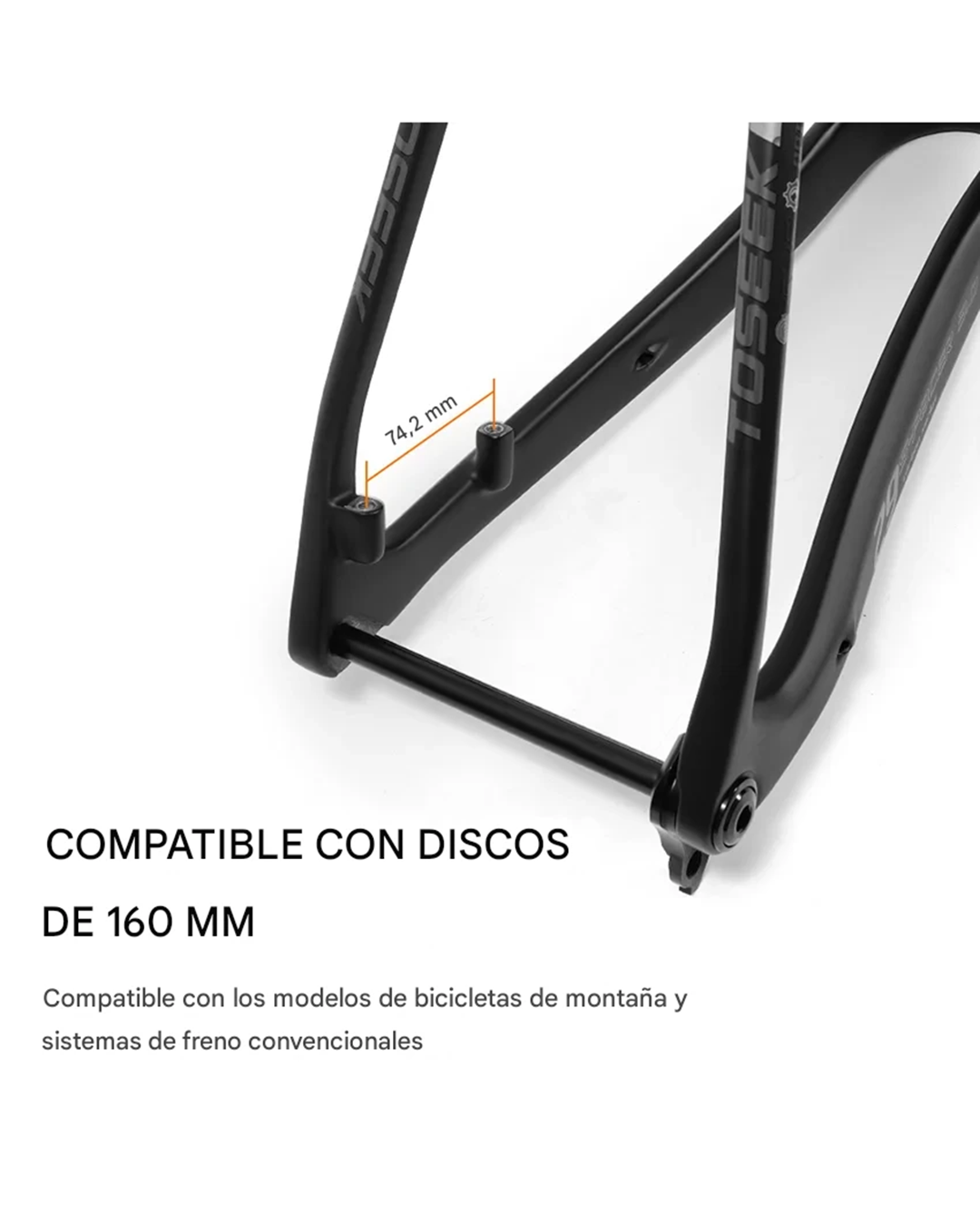 Cuadro Toseek Spacer 3.0 29 pulgadas cableado interno + Poste asiento