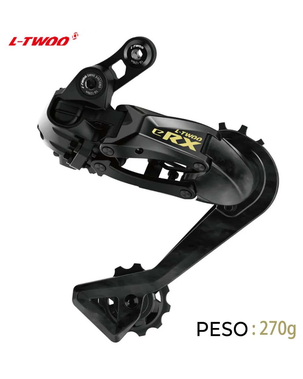 Grupo transmisión Freno y shifter electrico eRX LTWOO Serie Carbono ruta 11 y 12 velocidades