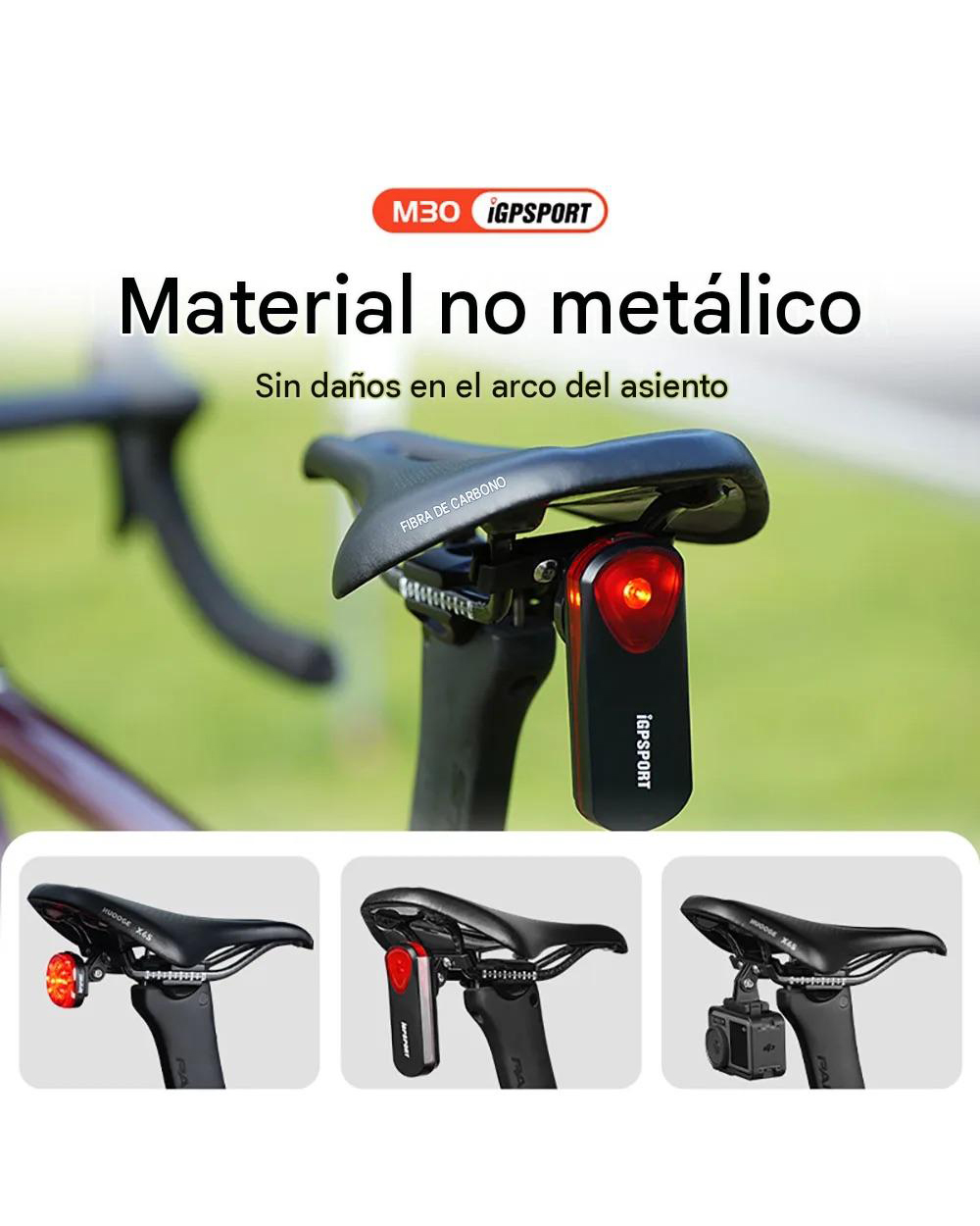 Soporte Asiento iGPSPORT M30 para GoPro SR30 TL30 y compatibles