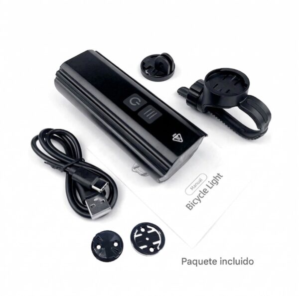 Luz Delantera Bicicleta BikeCraft Br1800 Lumens Muy Potente