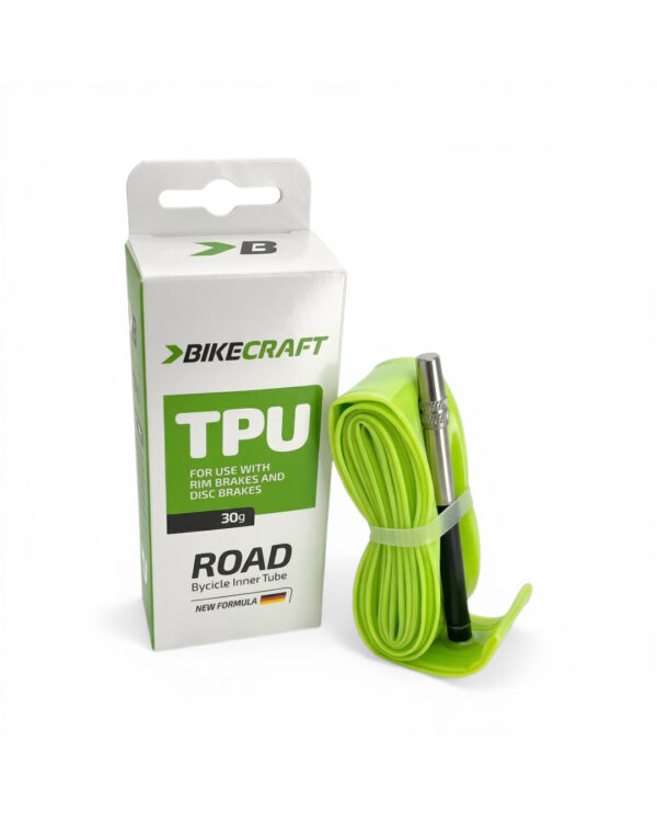 Cámara Ruta BikeCraft TPU Válvula Presta 700x18c a 32c
