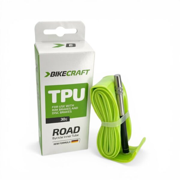 Cámara Ruta BikeCraft TPU Válvula Presta 700x18c a 32c