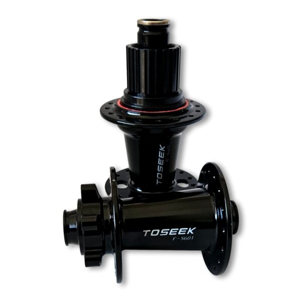 Mazas Juego Toseek S601 Cerámica 32H Freno Disco MTB Microspline / No Boost / pasante