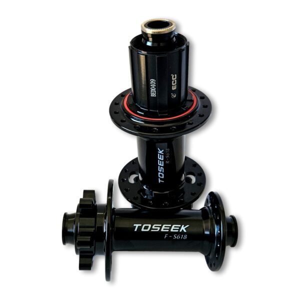 Mazas Juego Toseek S618 Cerámica 32H Freno Disco MTB  Boost eje pasante