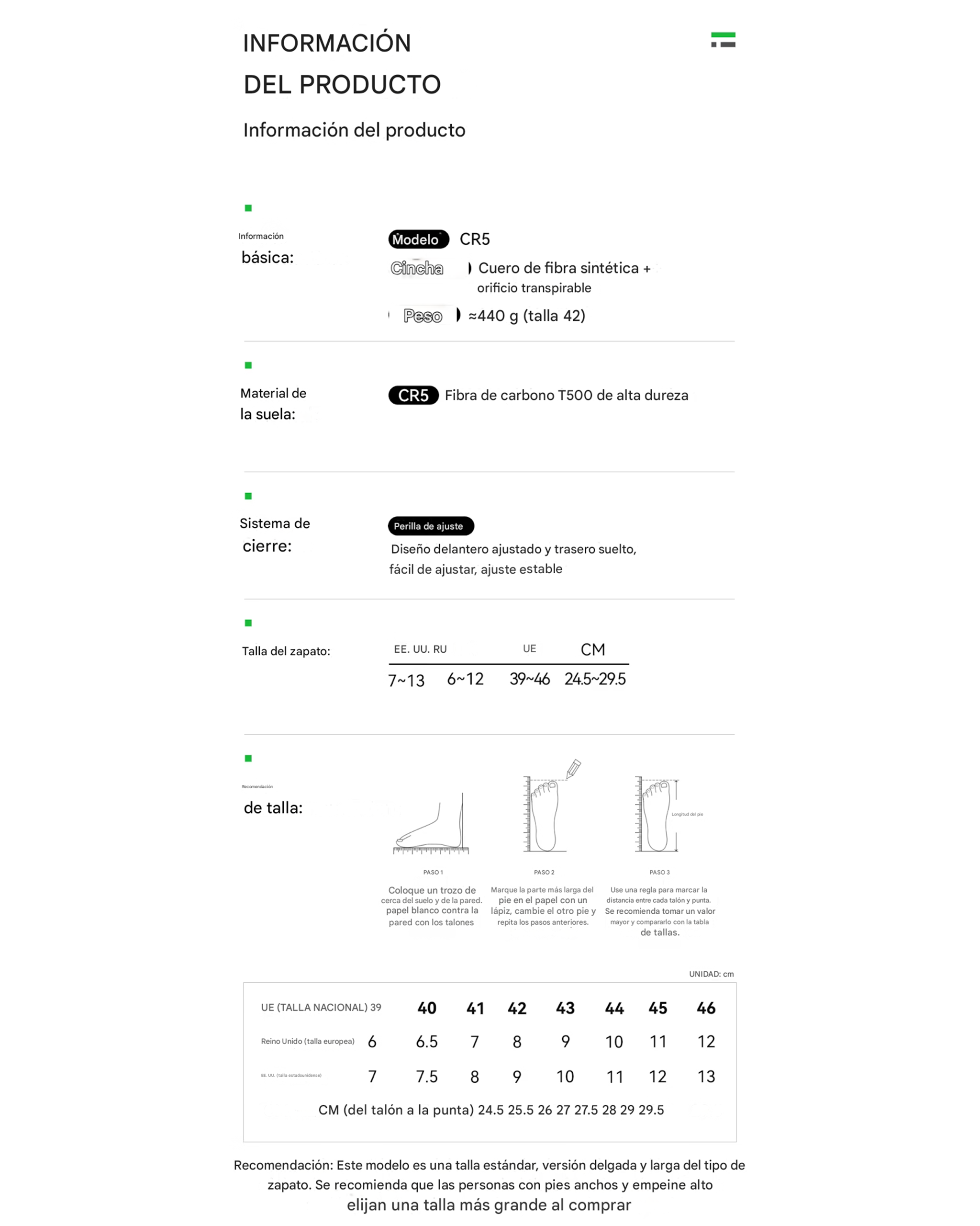 Zapatillas Rockbros Ciclismo Ruta CR5 Carbono