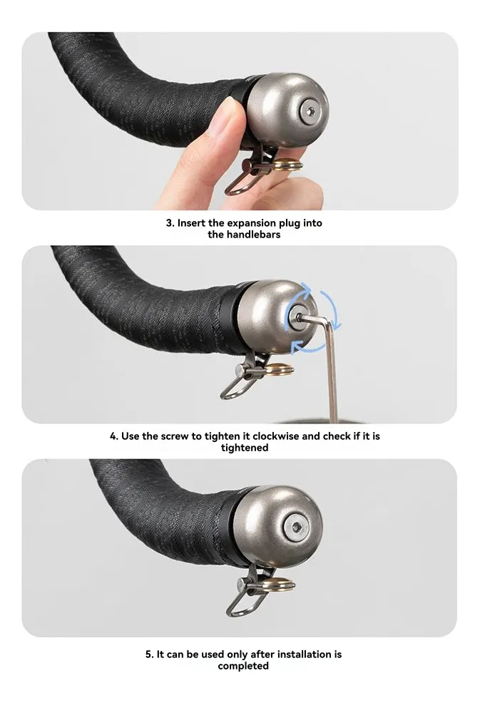 Timbre Rockbros De Bicicleta Manillar de 18 a 25 Mm Tapón manubrio - Imagen 9