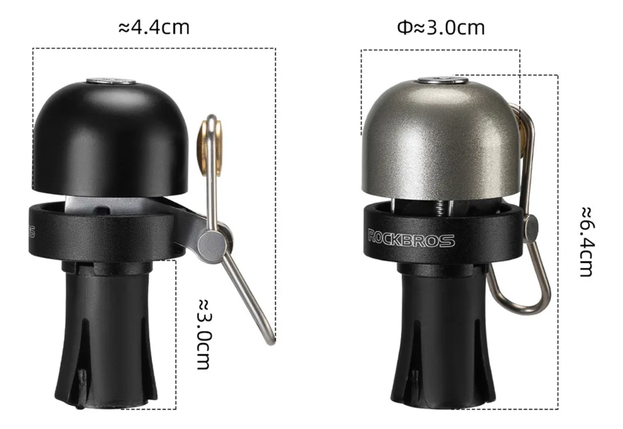 Timbre Rockbros De Bicicleta Manillar de 18 a 25 Mm Tapón manubrio - Imagen 8