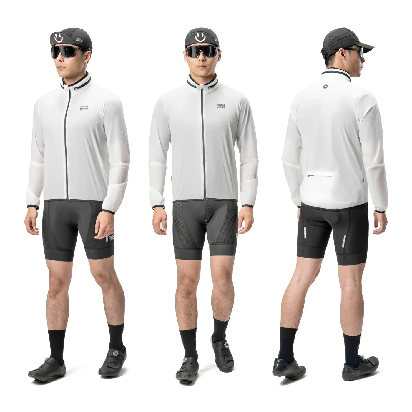 Chaqueta de Ciclismo ROCKBROS "Auto-Glow" – Fotoluminiscente, Impermeable y Ultraligera - Imagen 7