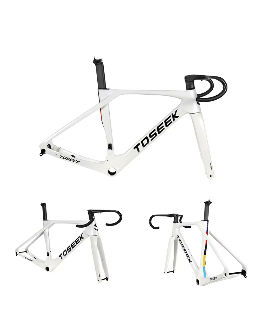 Cuadro Toseek R1 carbono cableado 100% interno (CON MANILLAR)