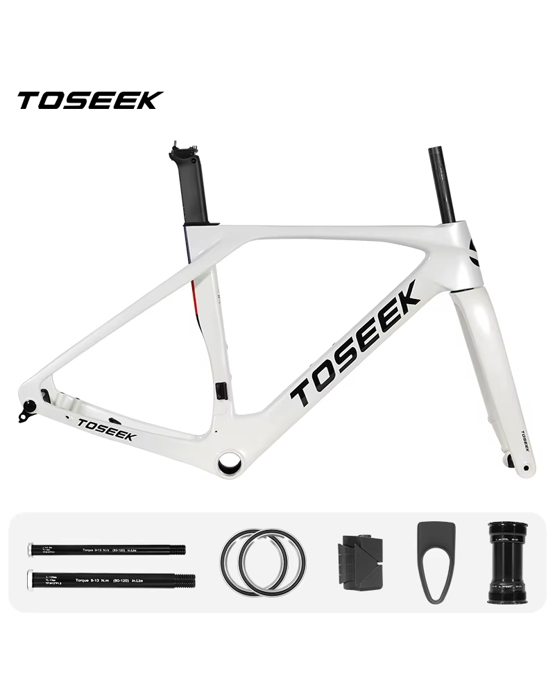 Cuadro Toseek R1 carbono cableado 100% interno (Sin Manillar)