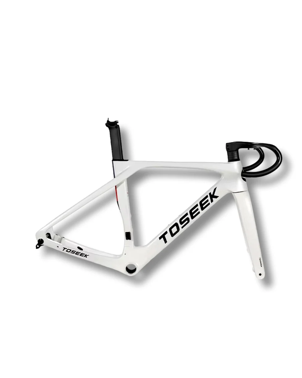 Cuadro Toseek R1 carbono cableado 100% interno (CON MANILLAR)
