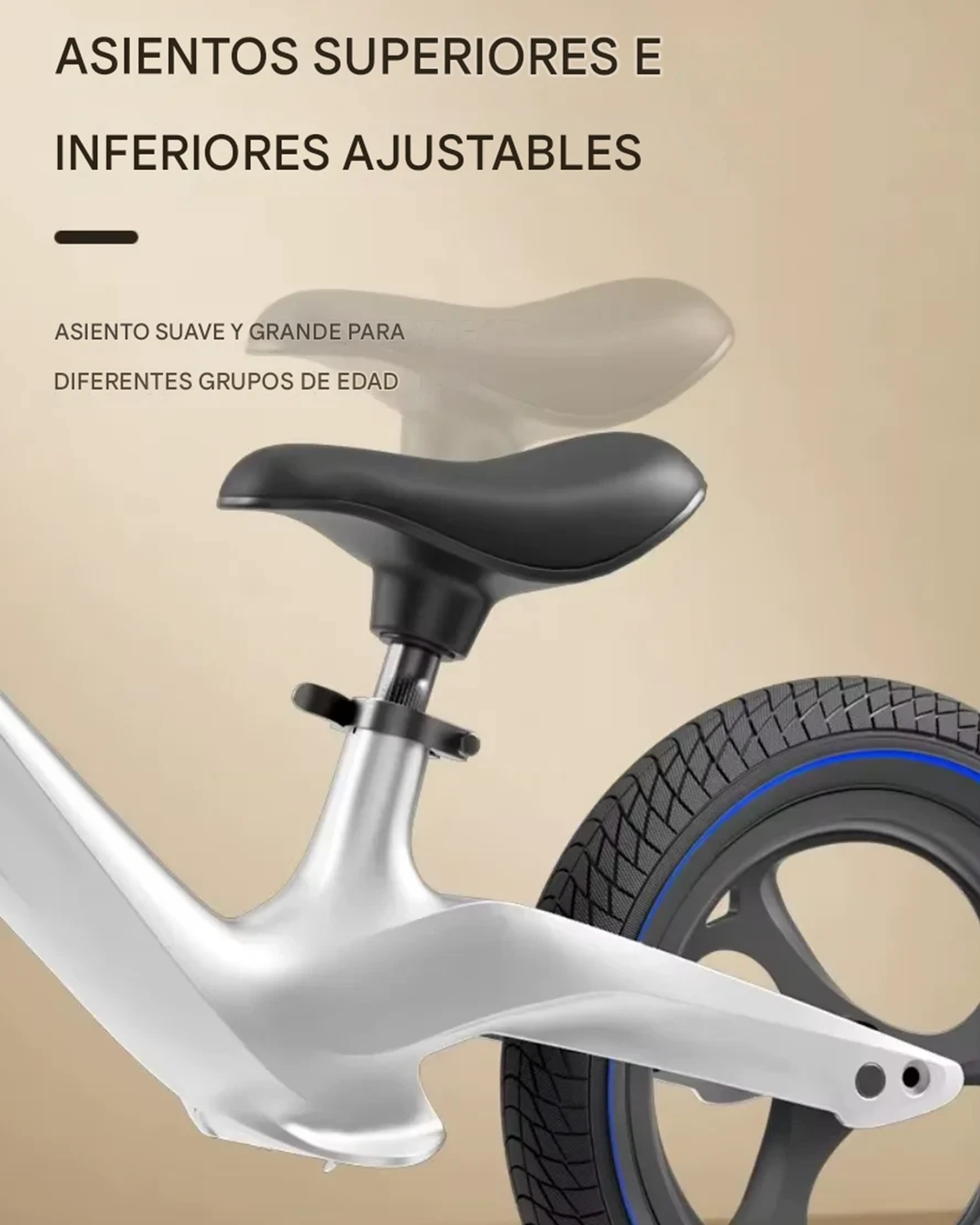 Bicicleta Camicleta – Patacleta de equilibrio – Aluminio Reforzado y 12″