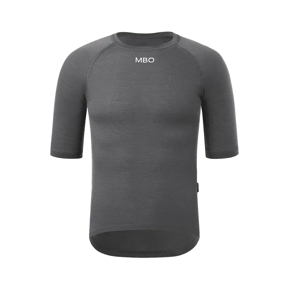 Camiseta Piel Lana Merino MBO de manga corta de para hombre B300