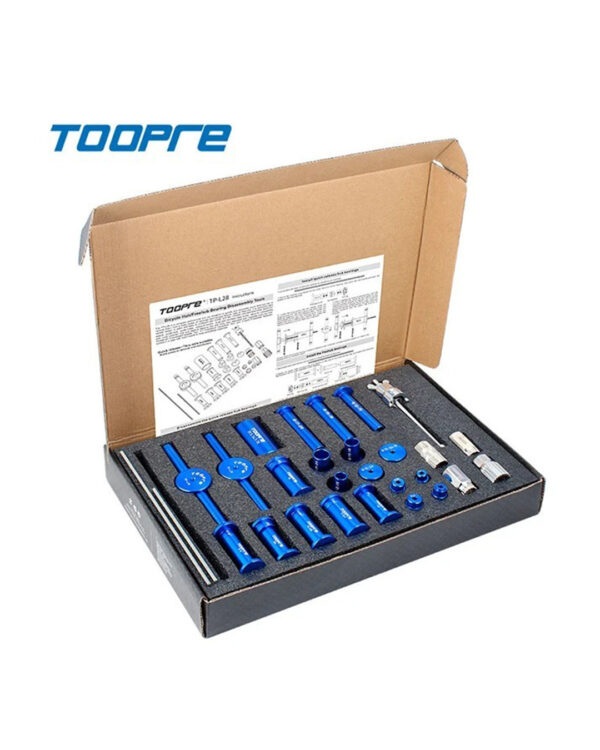 Kit Profesional de Prensa y Extractor de Rodamientos Toopre TP-L28 | Aluminio 7075 CNC