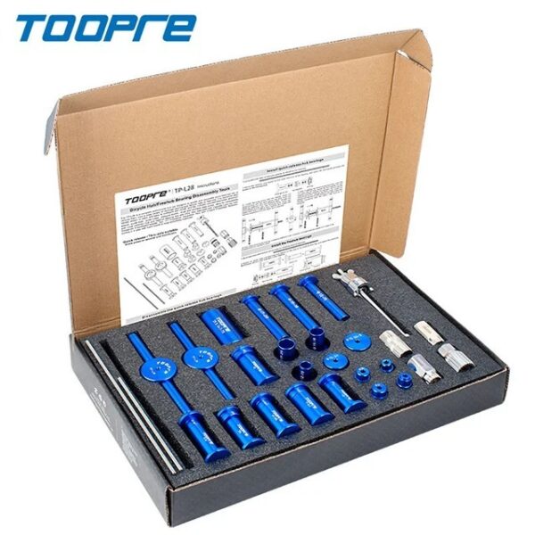 Kit Profesional de Prensa y Extractor de Rodamientos Toopre TP-L28 | Aluminio 7075 CNC