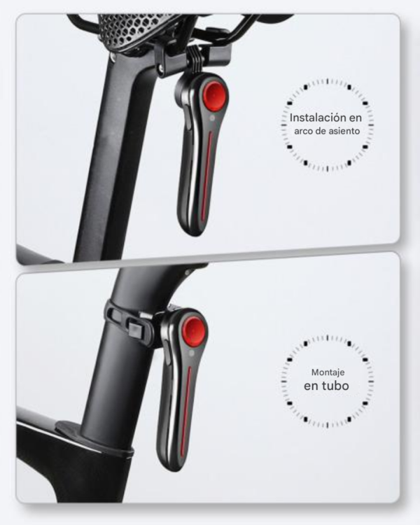 Luz de Freno Automática y Encendido Inteligente USB-C BikeCraft T24