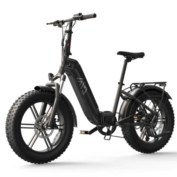 Bicicleta Eléctrica F008 Plegable  Fat Tire 20" 4x3" - Motor 750W, Batería 48V 13Ah y Doble Suspensión Yeestep