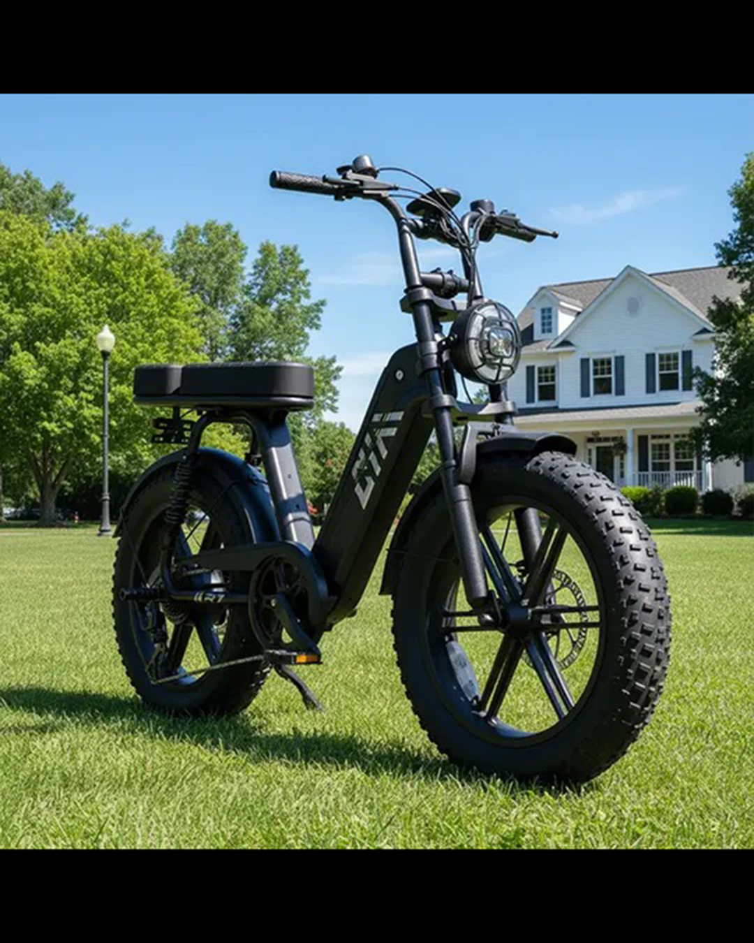 Bicicleta Eléctrica R7 Fat Tire 20″ – Motor 750W, Batería 48V 13Ah y Doble Suspensión Yeestep