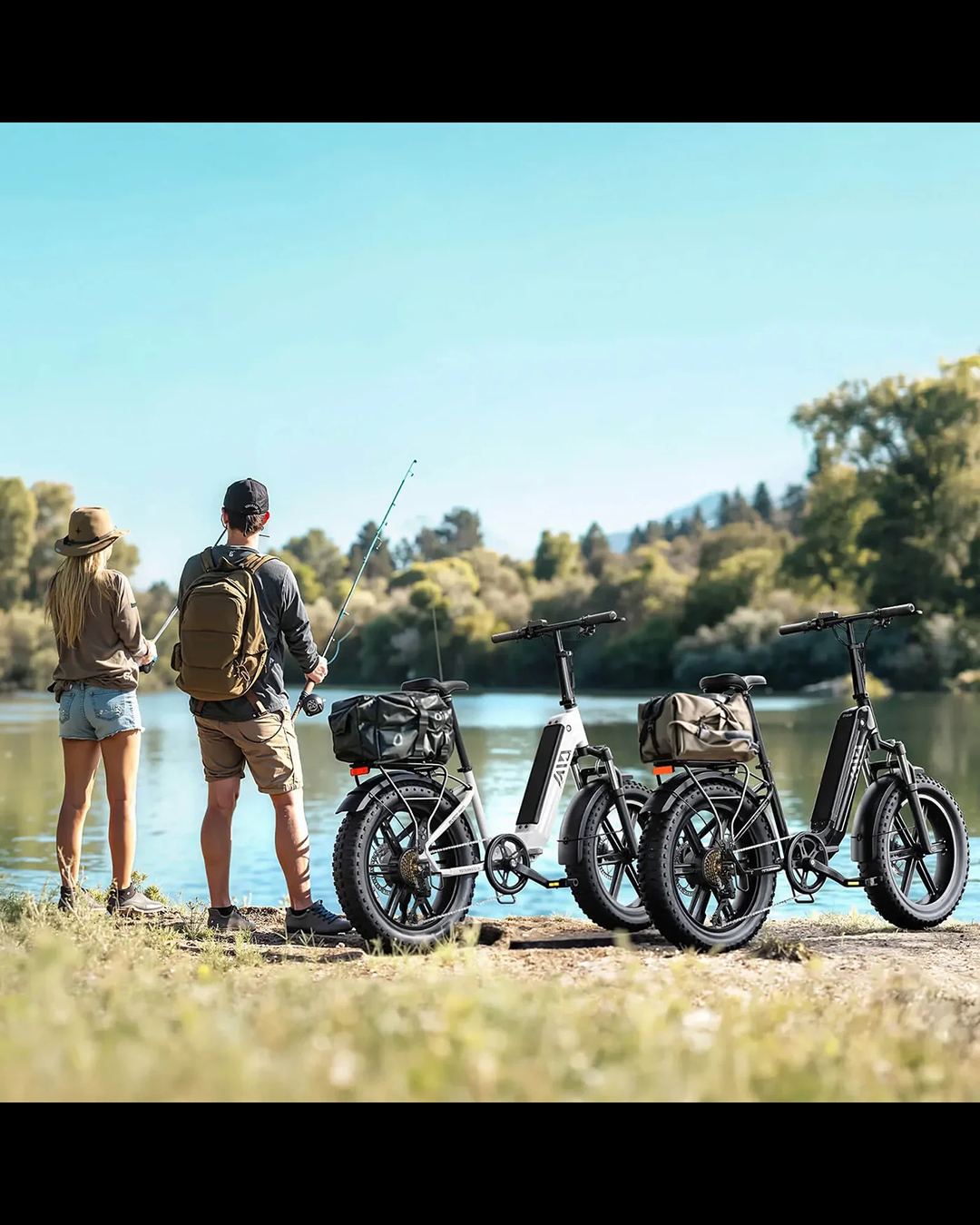 Bicicleta Eléctrica F008 Plegable Fat Tire 20″ 4×3″ – Motor 750W, Batería 48V 13Ah y Doble Suspensión Yeestep