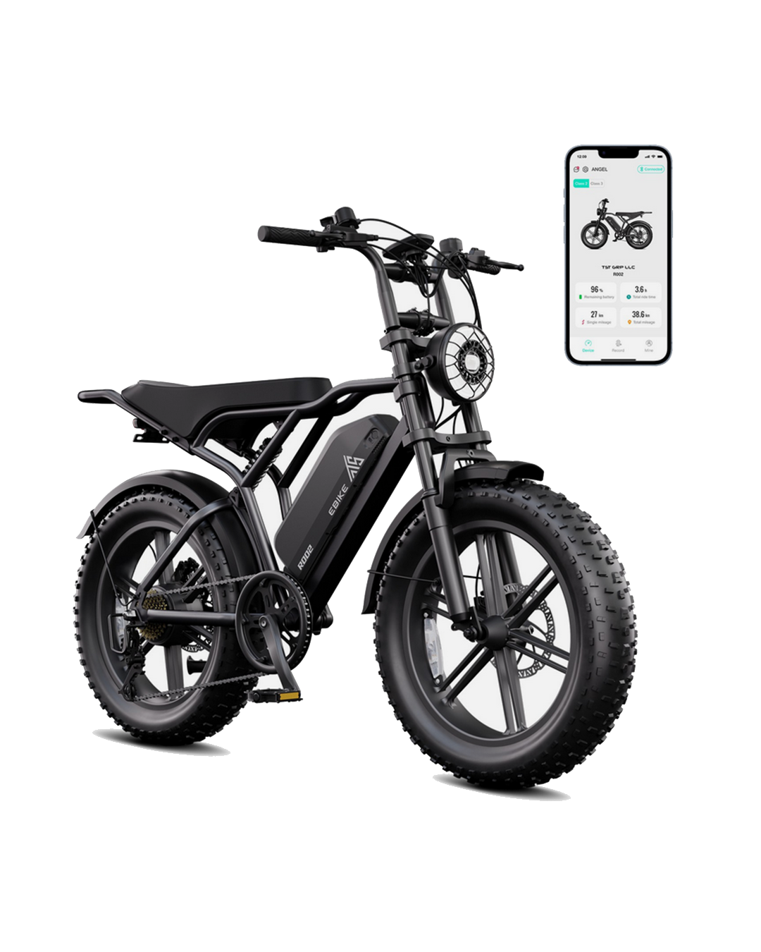 Bicicleta Eléctrica R002 Plus Fat Tire 20″ – Motor 750W, Batería 48V 20Ah y Doble Suspensión Yeestep