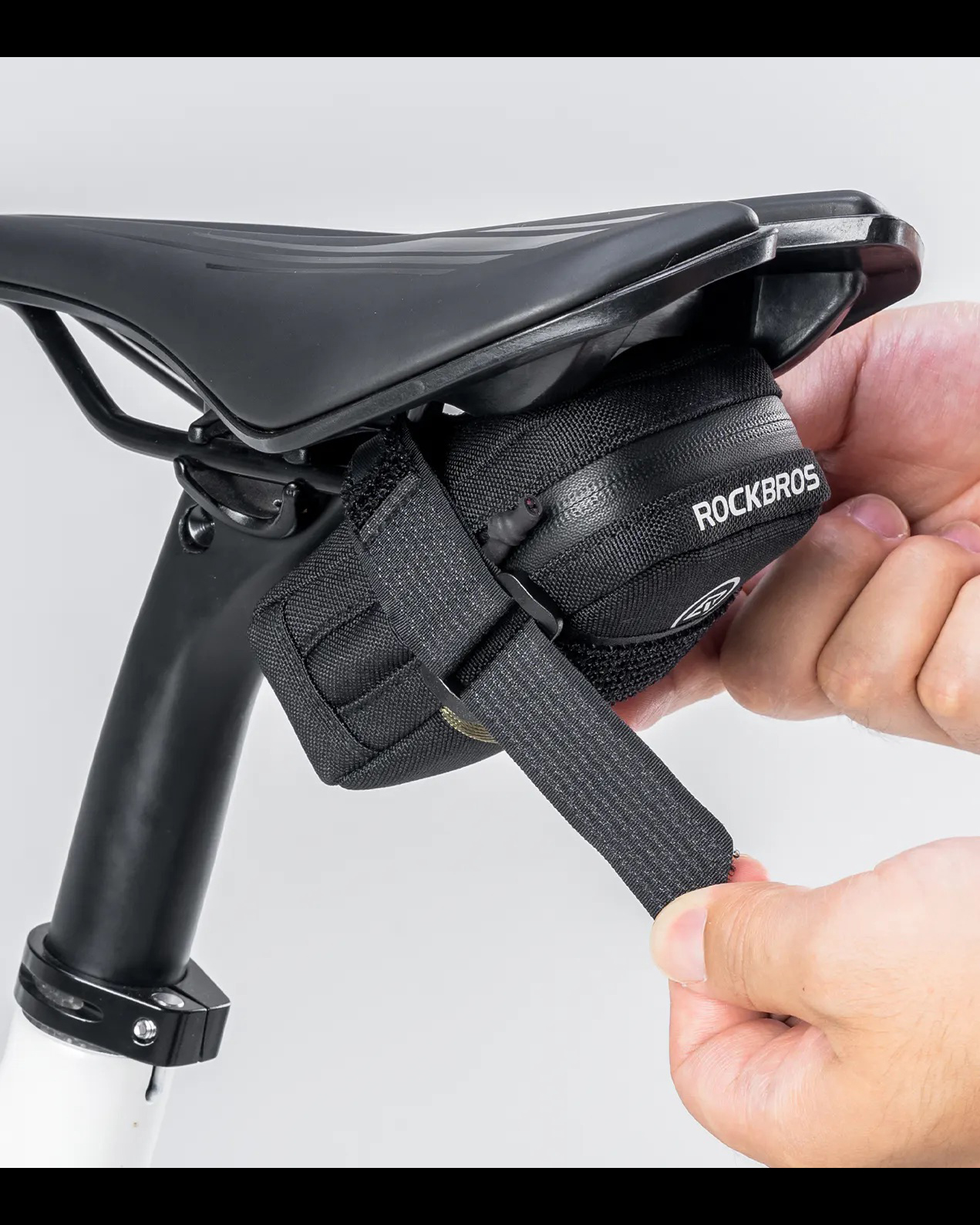Alforja / Bolso Bajo Asiento Rockbros 30130079 | Minimalista 0.35L con Porta CO2