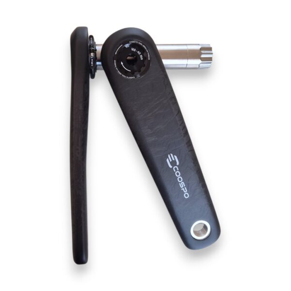 Palancas Ruta Coospo carbono eje 24mm encastre easton