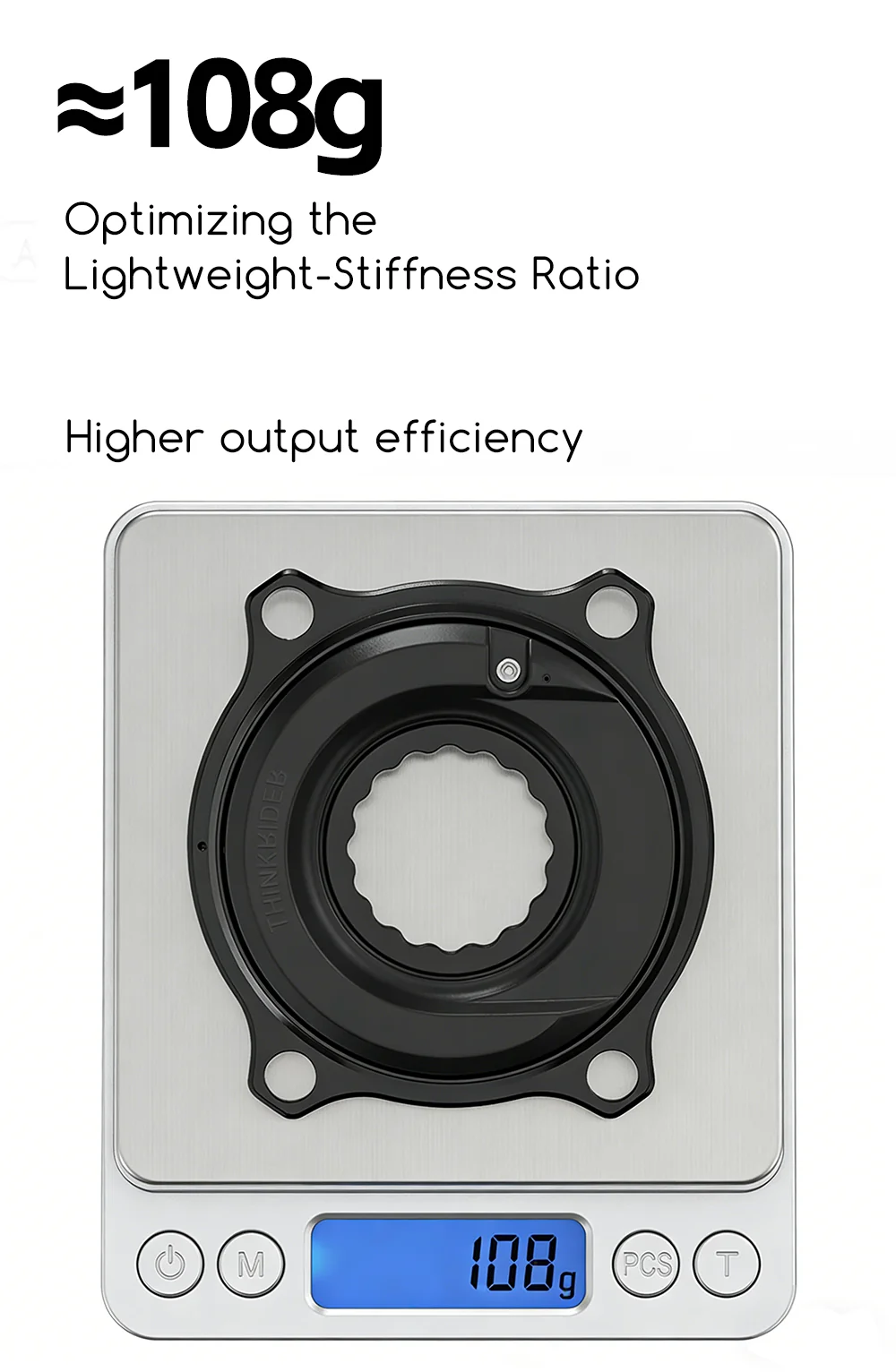 Potenciometro ThinkRider PP5 Palanca AL7075 - Platos - eje 24mm - Imagen 3