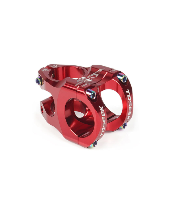TOSEEK Stem potencia Bicicleta Aluminio 35mm 0° 31.8mm Stunt