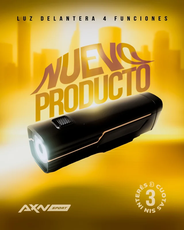 🚀 Lanzamiento: luz delantera iGPSPORT B9 250 lm USB-C para ver y que te vean.Para ruta, MTB o ciudad cuando baja la luz. Se monta al manillar y listo.💡 250 lm: ilumina fuerte
🔦 4 funciones: 3 potencias y parpadeo
⚖️ 75 g: no suma peso
🔌 Carga USB-C
🧷 Incluye cable USB-C y sujetadorEnvíos gratis en compras superiores a $49.999. 3 cuotas sin interés. 10 % de descuento por transferencia o débito. Despacho en 24 horas.¿La sumás a tu bici?#AXNSPORT #Ciclismo #IGPSPORT #LuzDelantera #LucesBici #MTB #Ruta #Gravel