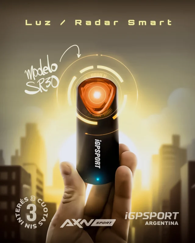 🚴‍♀️ Pedalea con SEGURIDAD y ESTILO 🚨 El Radar Inteligente SR30 iGPSPORT con Luz es tu compañero ideal en la ruta o el camino. Detecta vehículos a 150 metros de distancia para que puedas disfrutar de tu viaje al máximo. ¡Ilumina tu camino y protegete! 🔦🔋 Batería de 25 horas
🚀 Radar de alto rendimiento
📱 Compatible con ciclocomputadores y la app iGPSPORT
💡 Diseño aerodinámico y ligeroLlevate el tuyo ahora antes que nadie, desde la tienda online de nuestros distribuidores exclusivos axnsport.com y pagalo en 3 cuotas sin interés con tarjetas bancarias Visa y Mastercard. 💳Aprovecha descuentos por pago con transferencia bancaria o en 1 cuota con tarjeta de débito y crédito! 😍Envíos a todo el país.
Apurate mientras hay stock. 💥No te conformes con menos. Elegí el radar SR30. ¡Exclusivo en AXNSport para toda la Argentina! 🇦🇷🌟#CiclismoSeguro #RadarInteligente #AXNSport #iGPSPORT #SR30 #iGPSPORTArgentina #AXNSportok