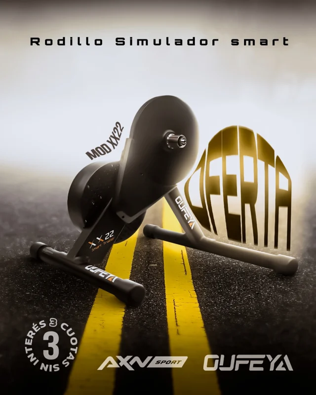 ¡ENTRENA A TODA HORA Y EN TODO LUGAR! 🚲✨Presentamos el Rodillo Simulador Inteligente Oufeya XX22, tu compañero definitivo para entrenar sin límites:– Conectividad ANT+ y Bluetooth: sincronizalo con Zwift, TrainerRoad y más
– Medición de potencia integrada: datos precisos en cada pedalada
– Resistencia electrónica automática: simula subidas de hasta 20 % de inclinación
– Diseño compacto y plegable: ideal para guardar en cualquier rincón
– Silencioso y estable: disfruta de un entrenamiento suave sin distraccionesEnvío GRATIS desde $49.999, 3 cuotas sin interés o hasta 12 cuotas fijas, descuento extra por pago en 1 cuota/transferencia y envíos rápidos a todo el país. Somos expertos en ciclismo y deportes.🔗 Llevalo ahora desde nuestra web: www.axnsport.com/#RodilloInteligente #EntrenamientoIndoor #CiclismoEnCasa #ZwiftReady #AXNSport #CyclingLife #Preventa #SmartTrainer