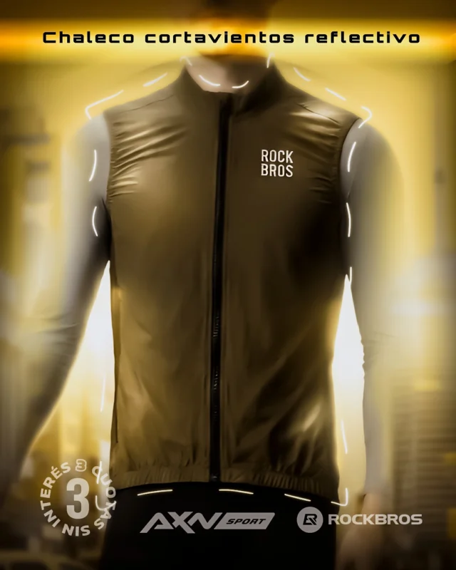 🔥 NOVEDAD: Chaleco cortavientos de ciclismo ROCKBROS ultraligero, transpirable y reflectante (Primavera/Verano).

Cuando cambia el clima, lo llevás encima y listo: corta el viento, banca lluvia ligera y no te cocina.

💨 Frente cortavientos e impermeable
🕸️ Espalda de malla transpirable
🧩 Plegable: guardalo en tu bolsillo
🌙 Detalles reflectantes
📦 Bolsillo trasero

Envío gratis en compras superiores a $49.999 • 3 cuotas sin interés • 10% transf./débito • despacho en 24 h. Entrá a AXNSPORT y asegurá el tuyo.

#AXNSPORT #Ciclismo #ROCKBROS #ChalecoCiclismo #Cortavientos #Ruta #Gravel #MTB