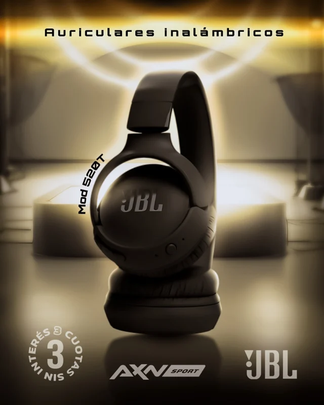 ¡Nuevos JBL Tune 520BT en AXNSport! 🎧Sumate a la mejor experiencia sonora con bass profundo de JBL Pure Bass y llamadas manos libres sin interferencias. Hasta 16 hs de batería para acompañar tus rutas más largas y recarga rápida de 2 hrs. Diseño plegable, ligero y cómodo, ideal para ciclismo urbano o pasadas off-road.Envío GRATIS a todo el país
3 cuotas sin interés y hasta 12 cuotas fijas
Descuento extra por abonar en 1 pago o transferencia
Despacho en 24 hs a todo el paísDescubrilos en 👉 www.axnsport.com#JBL #PureBass #AudioDeportivo #Ciclismo #AXNSport #BikeLife #MusicOnWheels #TechArgentina