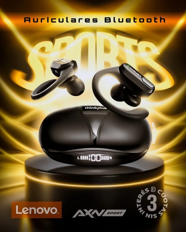 🎧 Llevá tu música a otro nivel con los Auriculares Lenovo XT80 Sports 🎧

🔊 True Wireless Stereo (TWS): Olvidate de los cables y disfrutá de una conexión inalámbrica completa. ¡Escuchá con libertad total!
🎶 Calidad de sonido premium: Sentí cada detalle con sus altavoces de 10 mm y cancelación de ruido incorporada.
💦 Listos para todo: Resistencia al agua IPX4, ideales para tus entrenamientos más exigentes.
💡 Comodidad inteligente: Asistente de voz Siri y funda de carga incluida para que nunca te quedes sin energía.

🚚 Envío GRATIS a todo el país.
💳 Pagalo en 3 cuotas sin interés con tarjetas Visa y Mastercard.
🔥 Descuentos exclusivos por transferencia o pago único.

👉 Compralos ahora en www.axnsport.com. ¡Apurate, el stock es limitado! 💥

#LenovoXT80 #AuricularesDeportivos #Tecnología #RegalosTecnológicos #AXNSPORT #TrueWireless #DeporteYTecnología #lenovoargentina #axnsportok