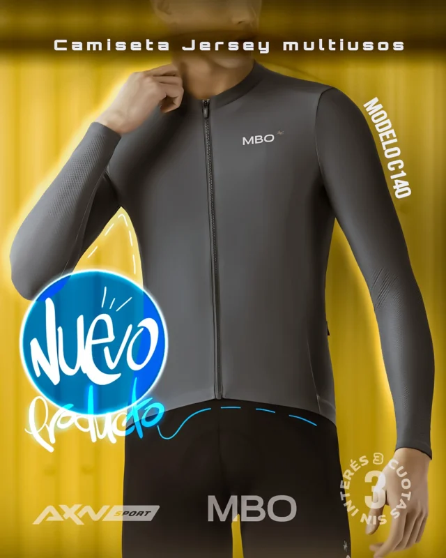 🔥Lanzamiento: la Camiseta Jersey MBO multiusos para hombre C140, lista para pedalear con comodidad y ajuste preciso. Diseñada para ciclismo diario y entrenamiento.

🧵 86% poliéster y 14% elastano
🌡️ Rango ideal de 20 a 35 °C
🔒 Cierre YKK y grip trasero de silicona
🌙 Logos reflectivos y bolsillos traseros

Con tecnología PerfectFit™, protección UPF 50 y certificación OEKO-TEX STANDARD 100, responde en ruta, gravel o ciudad. 

Envíos gratis en compras superiores a $49.999 y 3 cuotas sin interés. 

¿Ya la viste en la web? te esperamos en axnsport.com

#AXNSPORT #Ciclismo #MBO #JerseyCiclismo #Ruta #MTB #Gravel