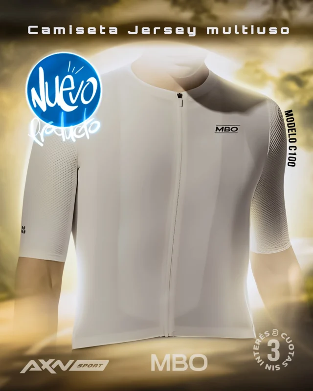 🔥 Nuevo lanzamiento: la Camiseta Jersey MBO multiusos para hombre C100, lista para rendir del entrenamiento al día a día.

🚴 86 % poliéster y 14 % elastano: ajuste cómodo
🌡️ Rango 20–35 °C: ideal para salidas variadas
🔒 Cierre YKK: suave y confiable
🌬️ Mangas panal y bolsillos traseros: frescura y acceso rápido

www.axnsport.com

Envíos gratis en compras superiores a $49.999 y 3 cuotas sin interés. 
La tuya te espera en nuestra web, llevala ahora!

#AXNSPORT #Ciclismo #MBO #CamisetaJersey #JerseyCiclismo #Ruta #MTB #Gravel