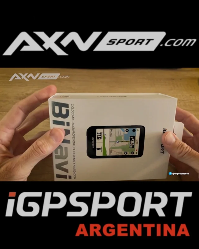 ¡Llevá tus rutas al máximo con el nuevo iGPSPORT BiNavi! 🚴‍♂️💨

En este video, @unpocomasok  nos muestra por qué este ciclocomputador es el compañero perfecto para cualquier ciclista. Desde su pantalla táctil de 3.5" hasta su batería de 35 horas, el BiNavi está diseñado para que solo te preocupes por pedalear.

Lo que más nos vuela la cabeza:
✅ Mapas integrados y navegación 2.0 (¡funciona sin conexión!).
✅ Función iClimb 3.0 para dominar cada pendiente.
✅ Conectividad total con luces inteligentes y radares.
✅ Posicionamiento de doble frecuencia para una precisión total.

🙌 Mil gracias a Mauri de @unpocomasok por esta tremenda review y por mostrarnos cómo configurar este bicho paso a paso.

🔥 ¡DEJÁ DE DAR VUELTAS Y CONSEGUÍ EL TUYO! 🔥
No esperes a que se agoten. Entrá ahora mismo a www.axnsport.com y compralo con envío a todo el país. 🇦🇷

#iGPSPORT #BiNavi #CiclismoArgentina #MTBArgentina #RoadCycling #Ciclocomputador #AXNSport #UnPocoMasOK #CyclingLife