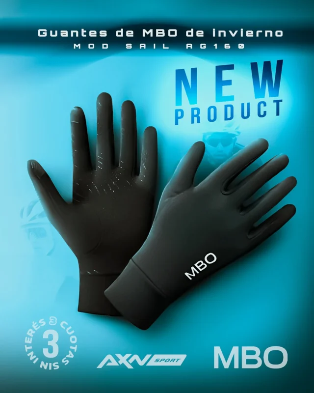 ❄️ Los guantes de invierno MBO Sail AG160, listos para bancar el frío arriba de la bici.

Ideales para ruta, MTB o ciudad cuando necesitás abrigo, agarre y control sin perder sensibilidad.

🧤 Forro polar suave para más abrigo
🌡️ Rango de uso de 0 a 10 °C
✋ Palma con silicona antideslizante
📱 Índice y pulgar compatibles con pantallas táctiles

Envíos gratis en compras superiores a $69.900. 3 cuotas sin interés y 10 % off por transferencia o débito.

No dejes que el frío te frene: compralos hoy en AXNSPORT.

#AXNSPORT #Ciclismo #MBO #Guantes #Invierno #MTB #Ruta #BikeLife
