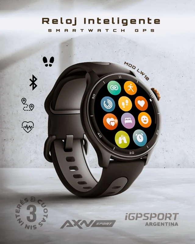 El nuevo iGPSPORT LW10 es la combinación perfecta de tecnología y diseño. 🎨

🔹 Estilo sofisticado: Elegí entre negro oscuro y titanio plateado para que combine perfectamente con tu equipo.
🔹 Ligero y cómodo: Con solo 31,7 g, es tan liviano que te vas a olvidar que lo llevas puesto.
🔹 Compatibilidad total: Funciona a la perfección con Android 9.0, iOS 13 o superiores, y se integra sin problemas con todos tus dispositivos iGPSPORT.
🔹 Ahora también en Rosa.

Viví la experiencia de un reloj que entiende tu ritmo. 🕒

Llevate el tuyo ahora antes que nadie, desde nuestra tienda online axnsport.com y pagalo en 3 cuotas sin interés con tarjetas bancarias Visa y Mastercard. 💳

Aprovecha descuentos por pago con transferencia bancaria o en 1 cuota con tarjeta de débito y crédito! 😍

Envío GRATIS a todo el país.
Apurate mientras hay stock. 💥

#iGPSPORTLW10 #SmartWatch #Diseño #Tecnología #Compatibilidad #estilo #IGSPORT #IGPSPORTARGENTINA #AXNSPORT #AXNSPORTOK