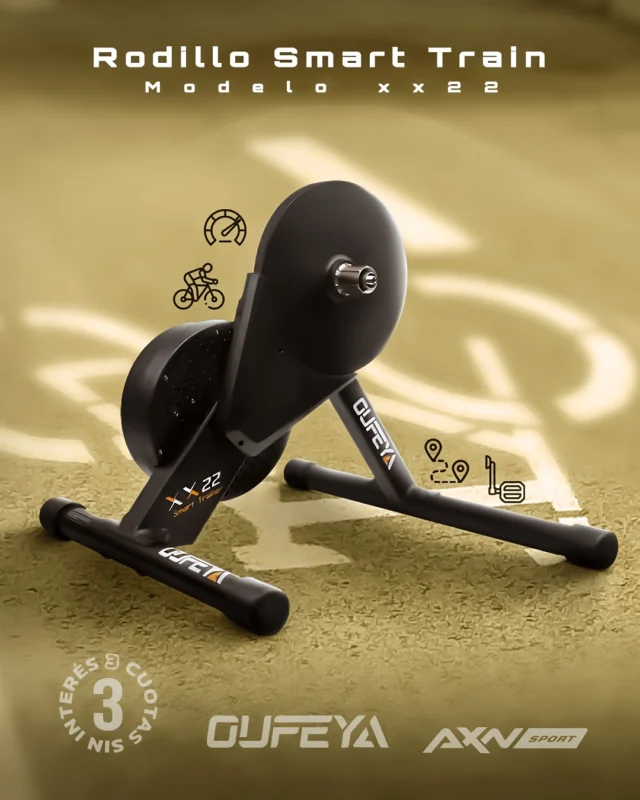 ¡ENTRENA A TODA HORA Y EN TODO LUGAR! 🚲✨

Presentamos el Rodillo Simulador Inteligente Oufeya XX22, tu compañero definitivo para entrenar sin límites:

– Conectividad ANT+ y Bluetooth: sincronizalo con Zwift, TrainerRoad y más
– Medición de potencia integrada: datos precisos en cada pedalada
– Resistencia electrónica automática: simula subidas de hasta 20 % de inclinación
– Diseño compacto y plegable: ideal para guardar en cualquier rincón
– Silencioso y estable: disfruta de un entrenamiento suave sin distracciones

Envío GRATIS desde $69.900, 3 cuotas sin interés o hasta 12 cuotas fijas, descuento extra por pago en 1 cuota/transferencia y envíos rápidos a todo el país. Somos expertos en ciclismo y deportes.

🔗 Llevalo ahora desde nuestra web: www.axnsport.com/

#RodilloInteligente #EntrenamientoIndoor #CiclismoEnCasa #ZwiftReady #AXNSport #CyclingLife #Preventa #SmartTrainer