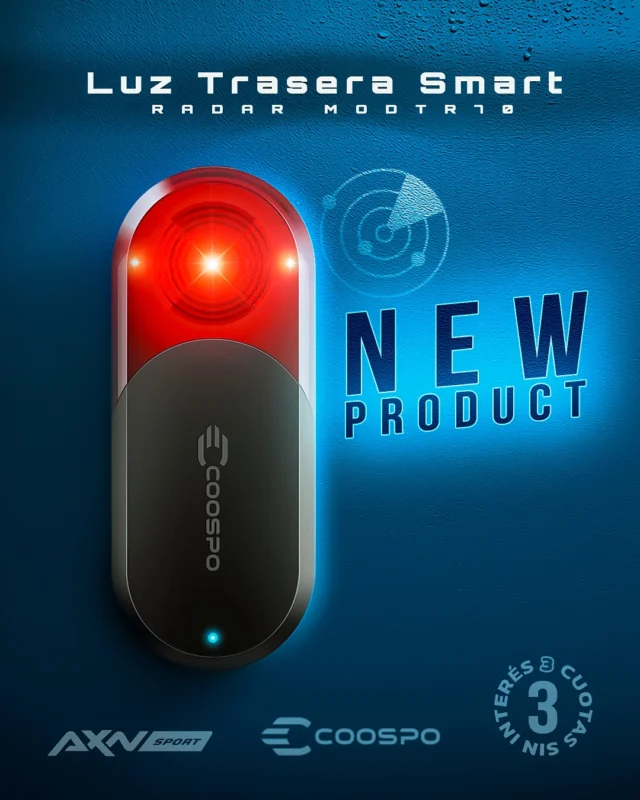 🔥 Lanzamiento AXNSPORT: más seguridad para rodar atento.

La luz trasera inteligente Radar TR70 Coospo detecta vehículos y te alerta en tiempo real.

🚨 Radar hasta 140 m
💡 7 modos de iluminación
🔋 Hasta 40 h de autonomía
📡 Conectividad Bluetooth 5.0 y ANT
👀 Visibilidad óptica 1,6 km
🌧️ Resistencia al agua IP67

Envíos gratis en compras superiores a $69.900, 3 cuotas sin interés y 10 % off por transferencia o débito.

Comprala en AXNSPORT.

#AXNSPORT #Ciclismo #Coospo #LuzTrasera #RadarCiclismo #MTB #Ruta #Gravel #BikeSafety
