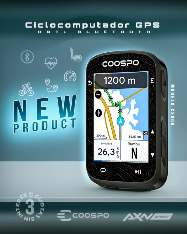 🔥Lanzamiento AXNSPORT: navegación y datos en una sola pantalla.

La ciclocomputadora Coospo CS500 GPS ANT y Bluetooth te acompaña en cada ruta con métricas claras.

🛰️ GPS con GNSS completo
📱 Pantalla táctil a color
🗺️ Navegación por mapas
📊 Más de 150 datos disponibles
📡 Conexión ANT y Bluetooth
🔋 Hasta 36 h de batería

Envíos gratis en compras superiores a $69.900, 3 cuotas sin interés y 10 % off por transferencia o débito.

Comprala en AXNSPORT.

#AXNSPORT #Ciclismo #CooSpo #CiclocomputadoraGPS #MTB #Ruta #Gravel #BikeTech