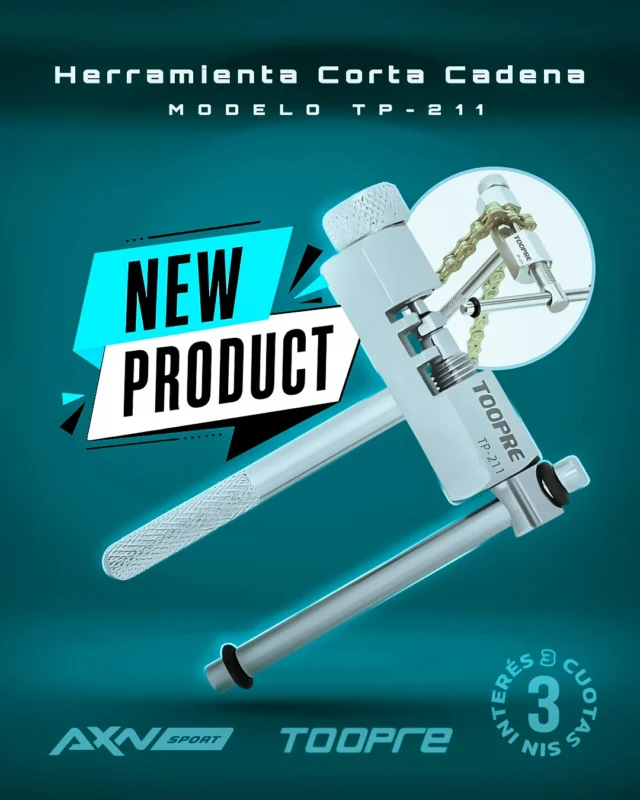 🔥 ¡NUEVO LANZAMIENTO EN AXNSPORT! 🔥

Si sos de los que se toman el mantenimiento de su bici en serio, esto te va a interesar. Presentamos la Herramienta Corta Cadena Toopre TP-211 🛠️🚴‍♂️

Una herramienta compacta, robusta y profesional indispensable tanto en tu taller en casa como en tus salidas de emergencia.

¿Por qué la necesitas en tu kit?
✅ Máxima compatibilidad: Diseñada para extraer y colocar pines conectores en cadenas de 6, 7, 8, 9, 10, 11 y 12 velocidades. ¡Sirve para casi cualquier transmisión!
✅ Calidad Profesional: Fabricada en acero de alta resistencia para garantizar durabilidad y precisión milimétrica en cada corte.
✅ Ultra ligera y compacta: Con un peso de solo 150g y dimensiones súper cómodas para llevarla en tu jersey o bolso de herramientas sin enterarte.

👉 🛒 ¡CONSEGUÍ LA TUYA AHORA MISMO! V

No dejes que una cadena rota te arruine la salida o el entrenamiento. Elevá el nivel de tus herramientas con la precisión que solo Toopre te puede dar.

👉 🛒 ¡CONSEGUÍ LA TUYA AHORA MISMO! Visita nuestra web en www.axnsport.com

#AxnSport #Toopre #CortaCadena #MantenimientoBici #CiclismoArgentina #HerramientasDeCiclismo #TransmisionBici #MTBArgentina #CiclismoRuta #TallerDeBici #BiciLife #BikeMechanic