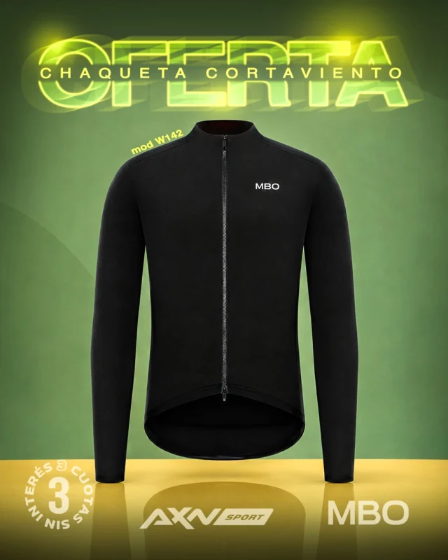 🔥 OFERTA:  Chaqueta cortavientos MBO W142: protección liviana para seguir pedaleando cuando el clima cambia.

🪶 Solo 90 g: llevala siempre.
🌦️ Frente antisalpicaduras para llovizna y niebla.
💨 Espalda perforada con láser para ventilar.
🔒 Cierre YKK doble y tapeta cortavientos.
🌙 Detalle reflectante para rodar con baja luz.

10% OFF por transferencia. 3 cuotas sin recargo. Envíos gratis en compras superiores a $69.900.

Comprala ahora en AXNSPORT y salí listo para cualquier pronóstico.

#AXNSPORT #Ciclismo #MBO #ChaquetaCortavientos #IndumentariaCiclista #CiclismoRuta #MTB #Gravel #BikeWear