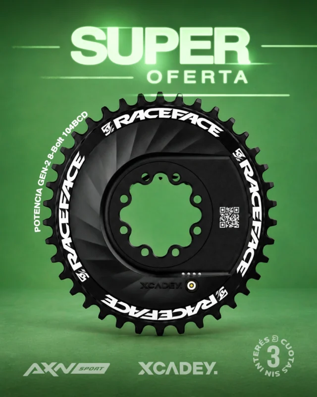 🚨 OFERTA: dejá de entrenar a ciegas.

El potenciómetro Xcadey GEN-2 8-Bolt 104BCD para SRAM MTB mide cada esfuerzo para que progreses con datos reales.

⚡ Precisión de 1,5 %
📡 ANT y Bluetooth 4.0
🔋 Hasta 150 horas de batería
💧 Resistencia al agua IP6X
📊 Compatible con Zwift y TrainerRoad

3 cuotas sin interés. 10 % OFF por transferencia o débito. Envíos gratis en compras superiores a $69.900.

Compralo ahora en AXNSPORT.COM y convertí cada watt en rendimiento.

#AXNSPORT #Ciclismo #Xcadey #Potenciometro #MTB #SRAM #PowerMeter #EntrenamientoCiclista
